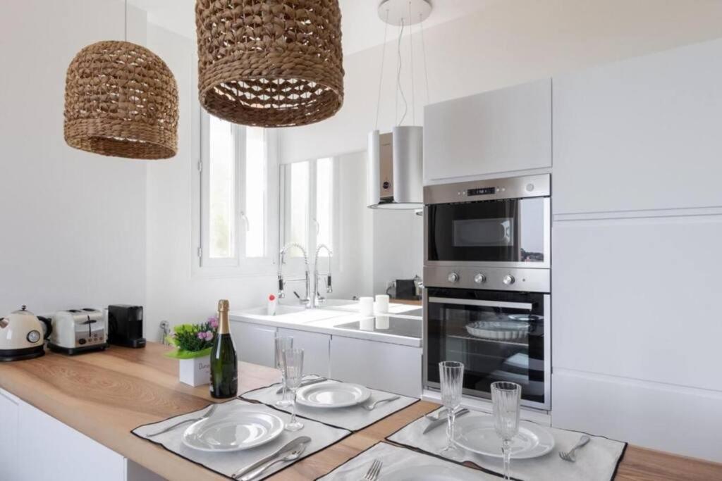 Petit Paradis A Sanary Avec Vue Mer Wifi Et Clim Екстериор снимка